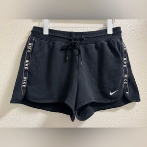 Nike High Waist Shorts Hotpants Sweat Shorts Drawstring Pockets Women's Medium